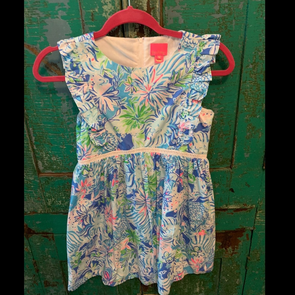 Lilly Pulitzer dress with lion print